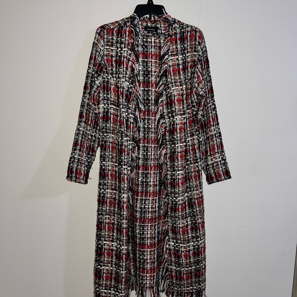 NWOT multi colored long duster
Lea & Viola